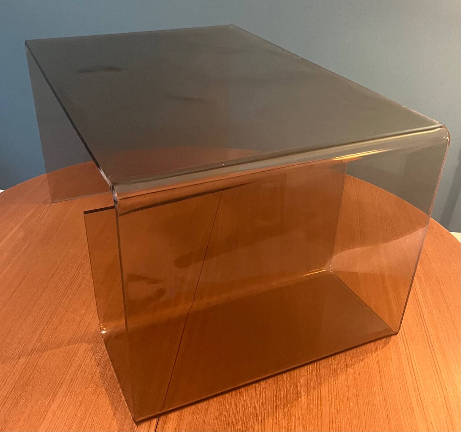 Michel Dumas Plexiglas coffee table or end table