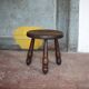 Tabouret vintage, tabouret tripode, tabouret d'appoint, porte-plante bois
