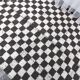Tapis en laine fait main à carreaux 4x7 137x214 cm SK 241436