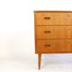 Commode en teck trois tiroirs