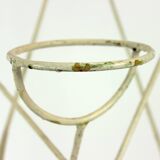 Large Mid Century Steel Plant Holder Stand, Czechoslovakia 1960s