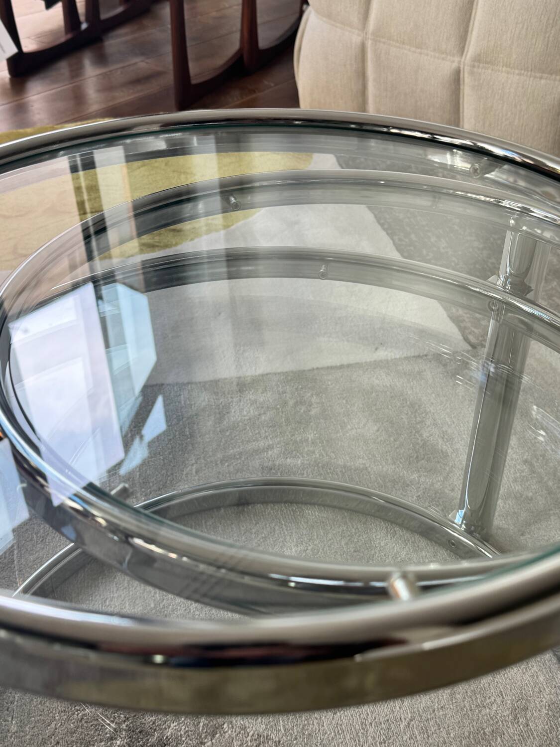 Space age coffee table Milo Baughman