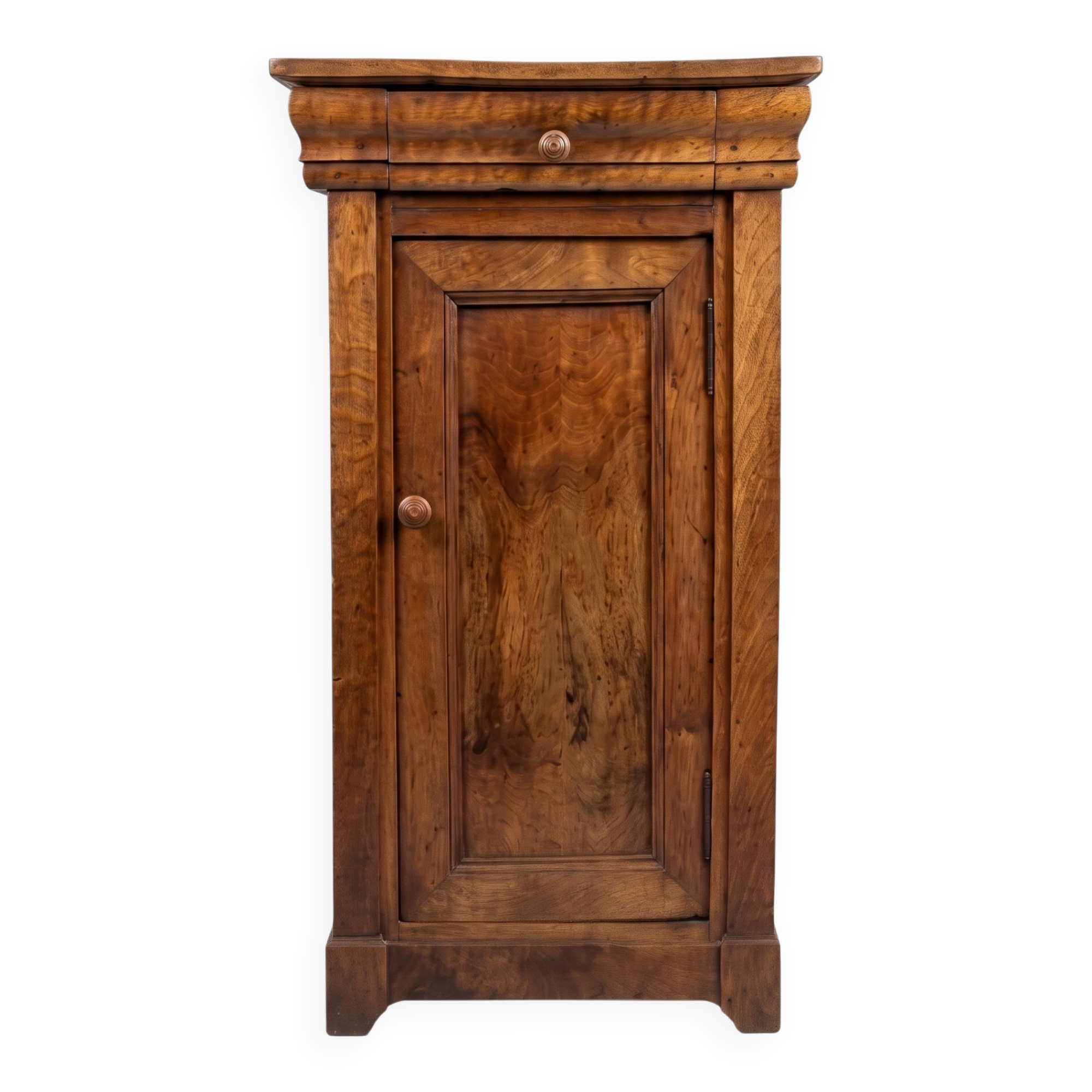 Rare meuble d’appui / somno en noyer massif (xixe) – charme & authenticité brute
