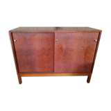 Bahut low teak vintage 80s