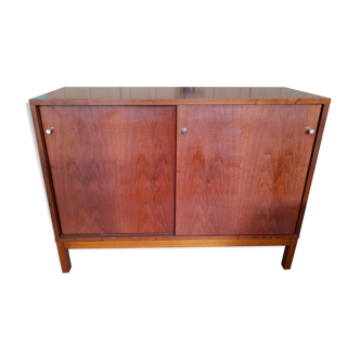 Bahut low teak vintage 80s