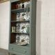 Old bookcase shelf
