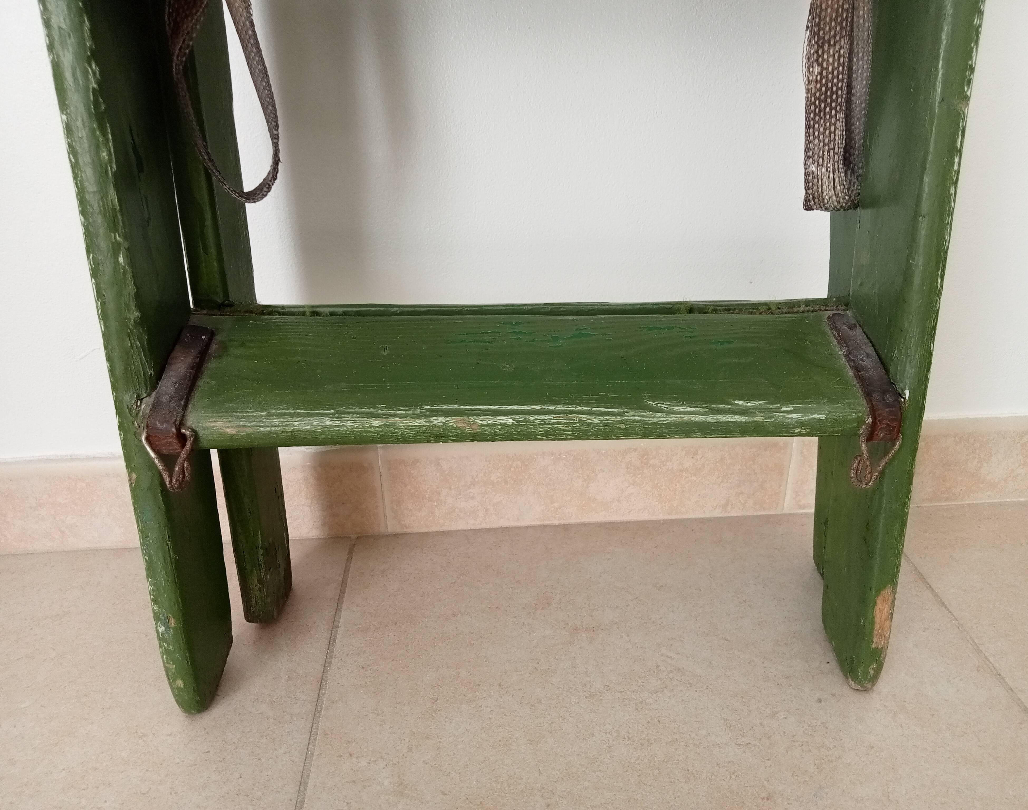 Antique wooden painter's stepladder