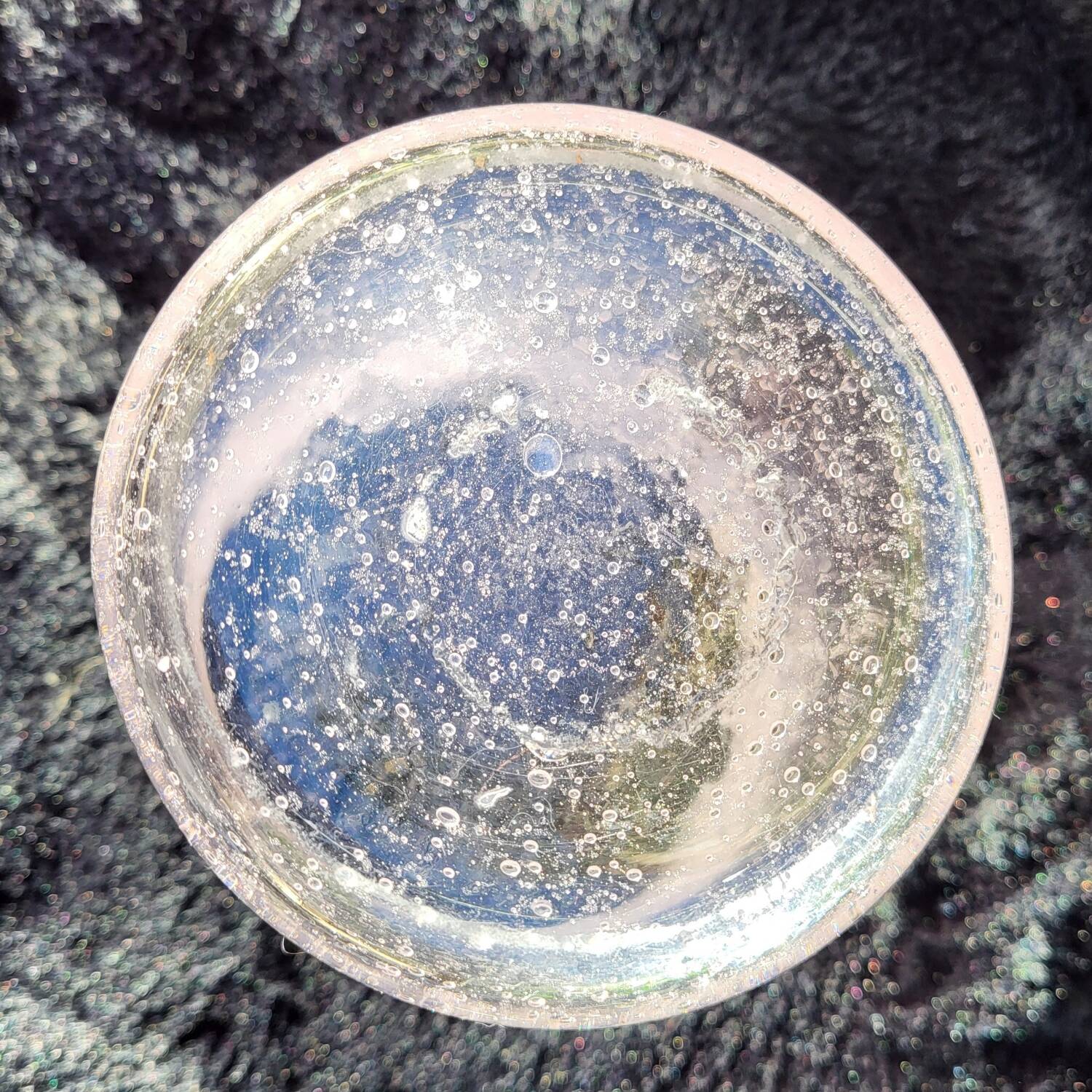 Biot pink bubble vase