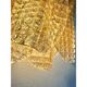 Sculptural Gold “Granigli” “Rondini” Murano Glass Wall Lamps in Modern Styl