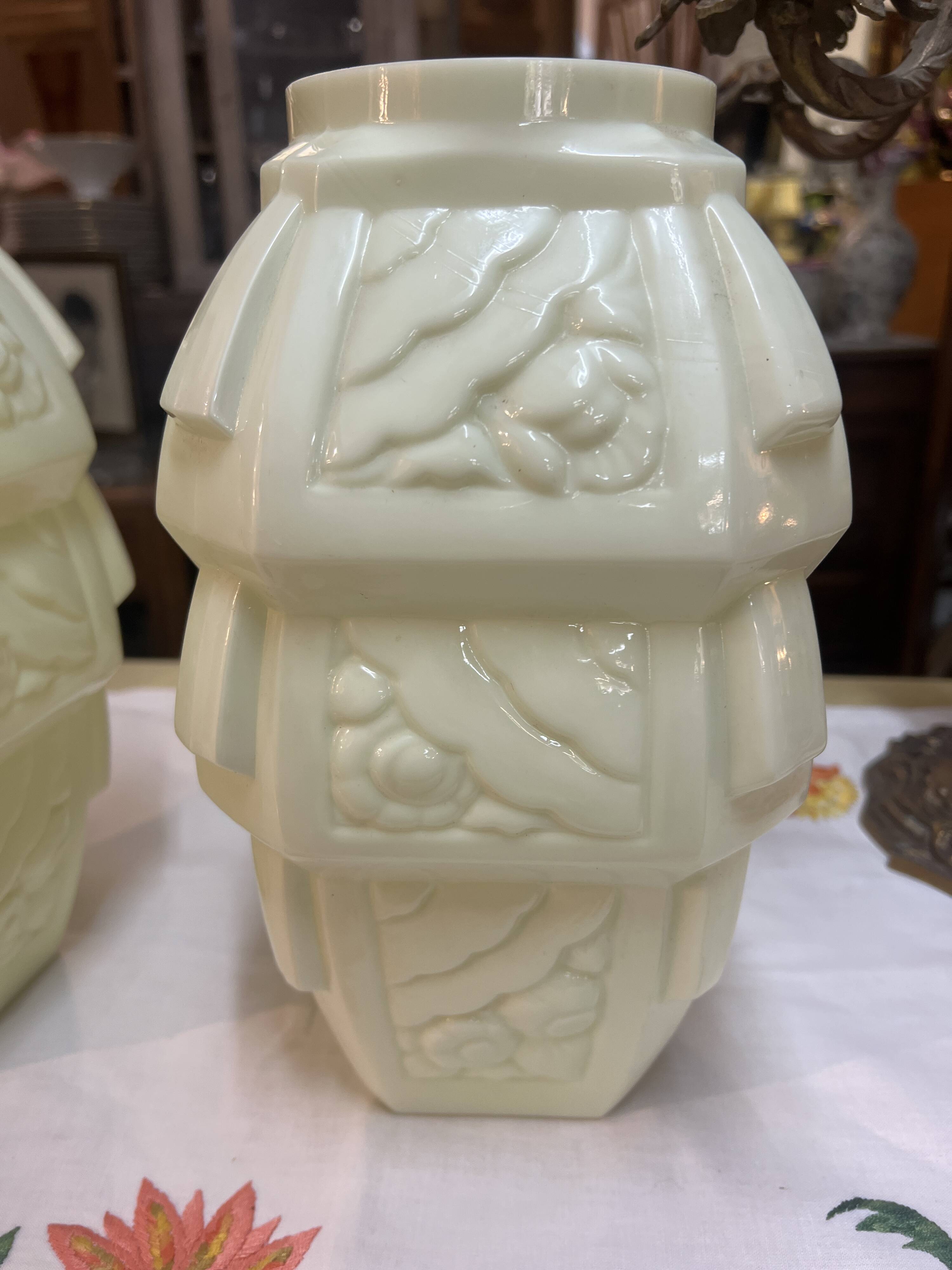 Pair of Muller vases