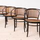 Set of 4 Thonet dining chairs by Drevounia, model 210, Czechoslovakia, 1960s