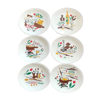Sallins fondue plates