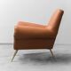 Poltrona in ecopelle gigi radice minotti anni ’50 vintage modernariato