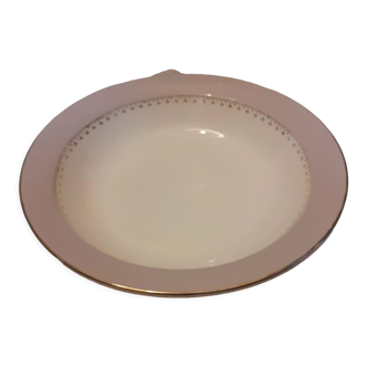 Presentation dish in Limoges porcelain