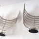 Pair of X Feal candlesticks