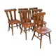 Suite de 6 chaises de bistrot