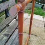 Vintage bamboo antique mirror