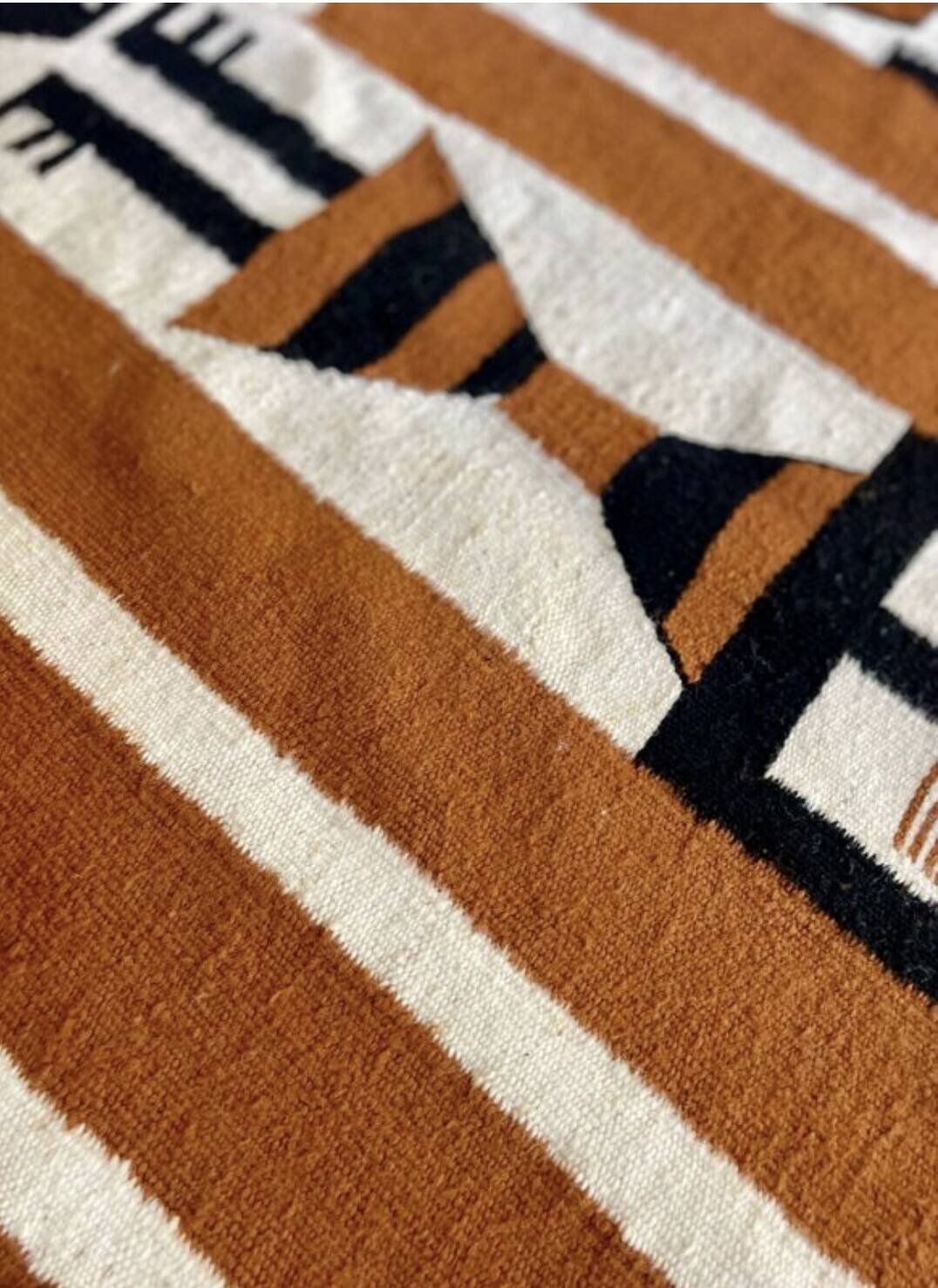 Handmade Peruvian wool rug