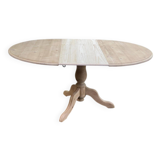 Table ronde en bois massif extensible Interior's tripode 160cm