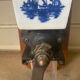 Old wall-mounted coffee grinder