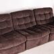 Modular fabric sofa