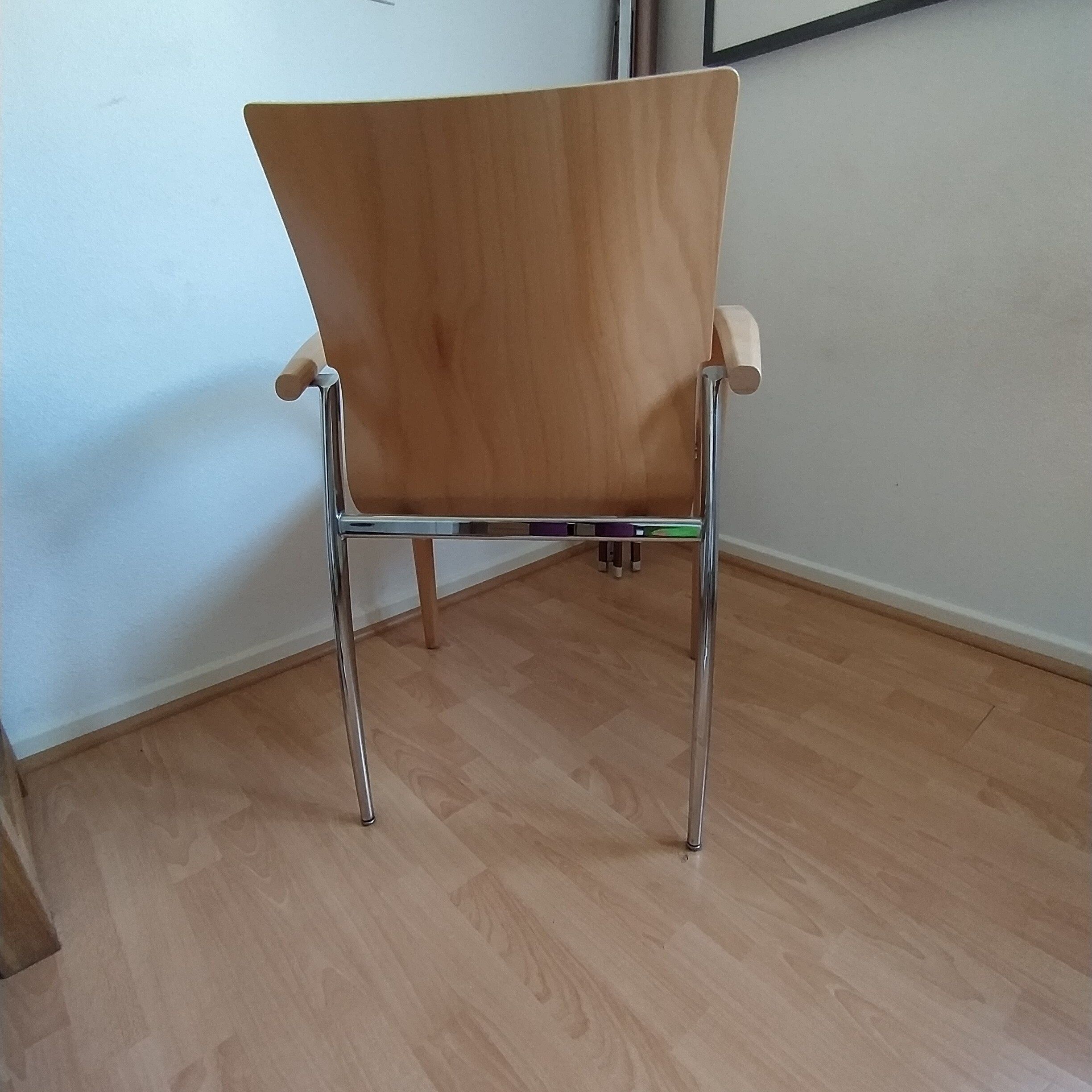 Light wood office chair