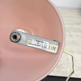 Matte Pink glass SCE Teepee table lamp , 1970’s , France