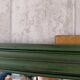 Miroir rectangulaire vert foncé à patine noire