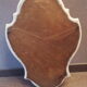 Miroir style Louis XV patine gris clair 43x69cm
