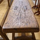 Pair of oak benches