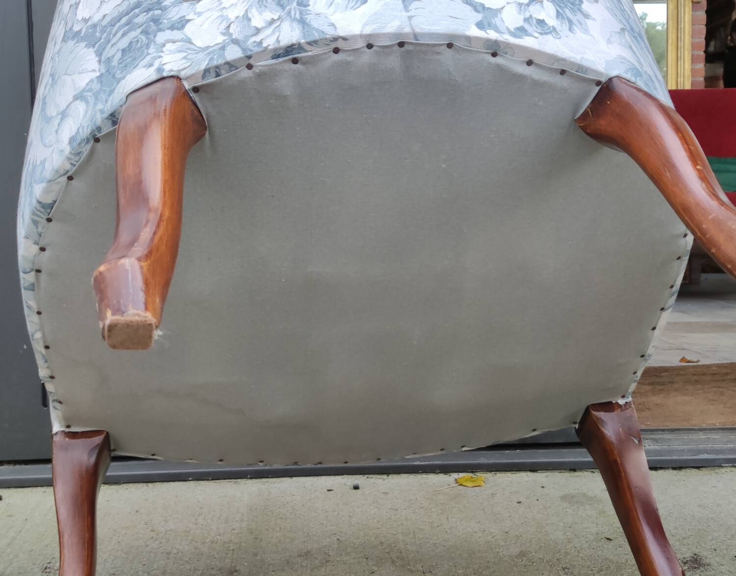 Old Pair of Louis Philippe Bergère Armchairs