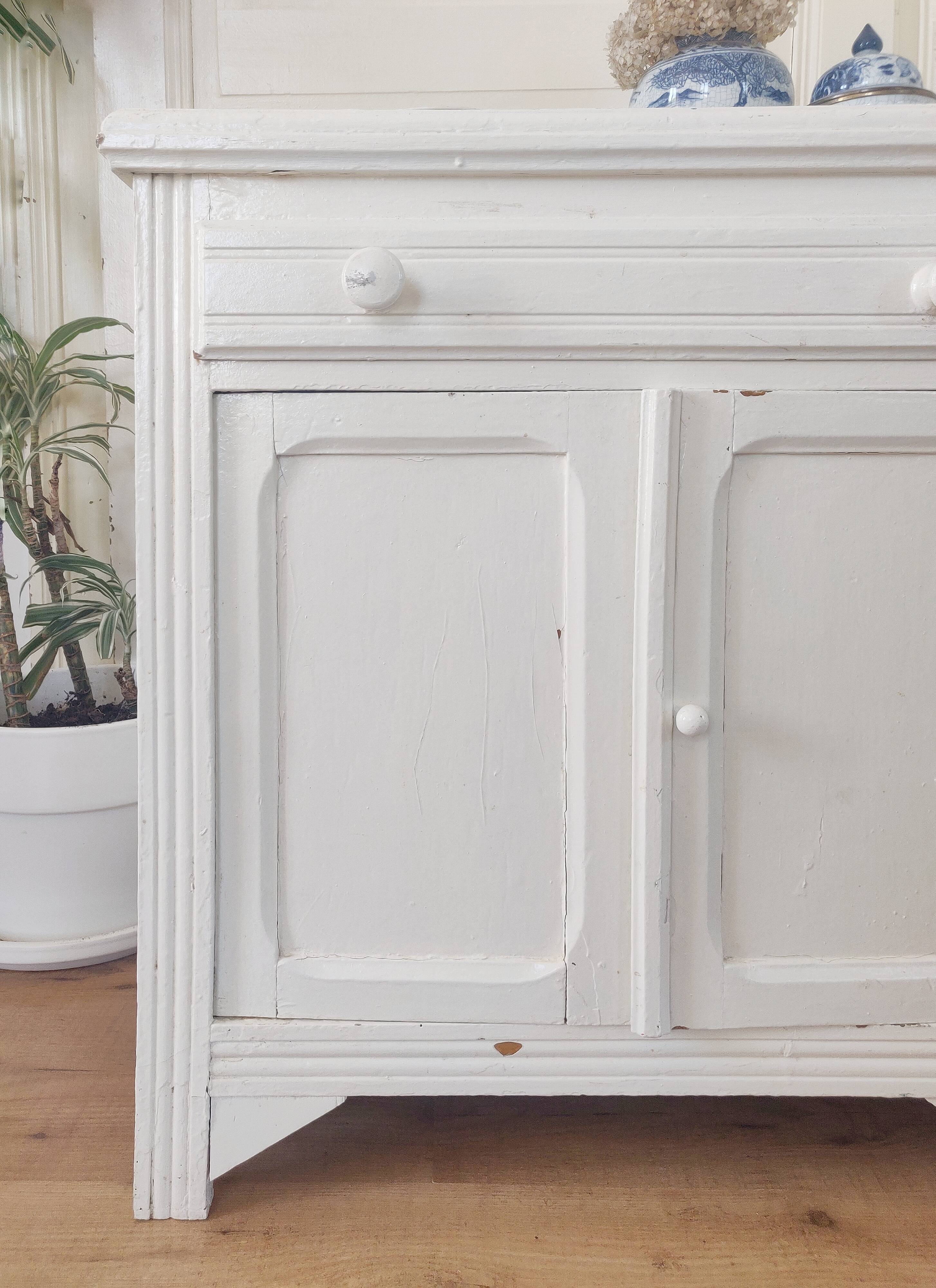 White art deco buffet