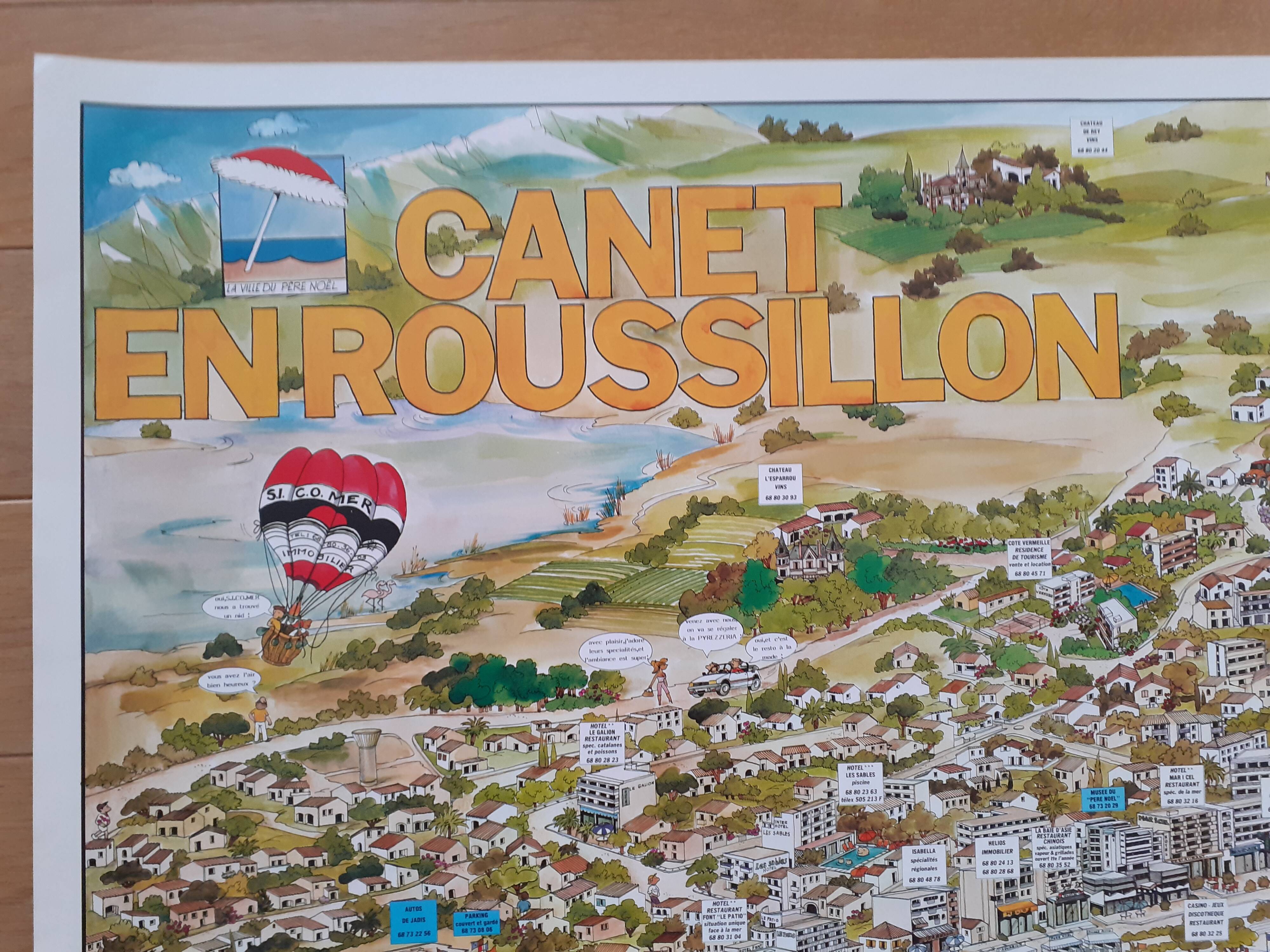 Poster Canet en Roussillon 1986