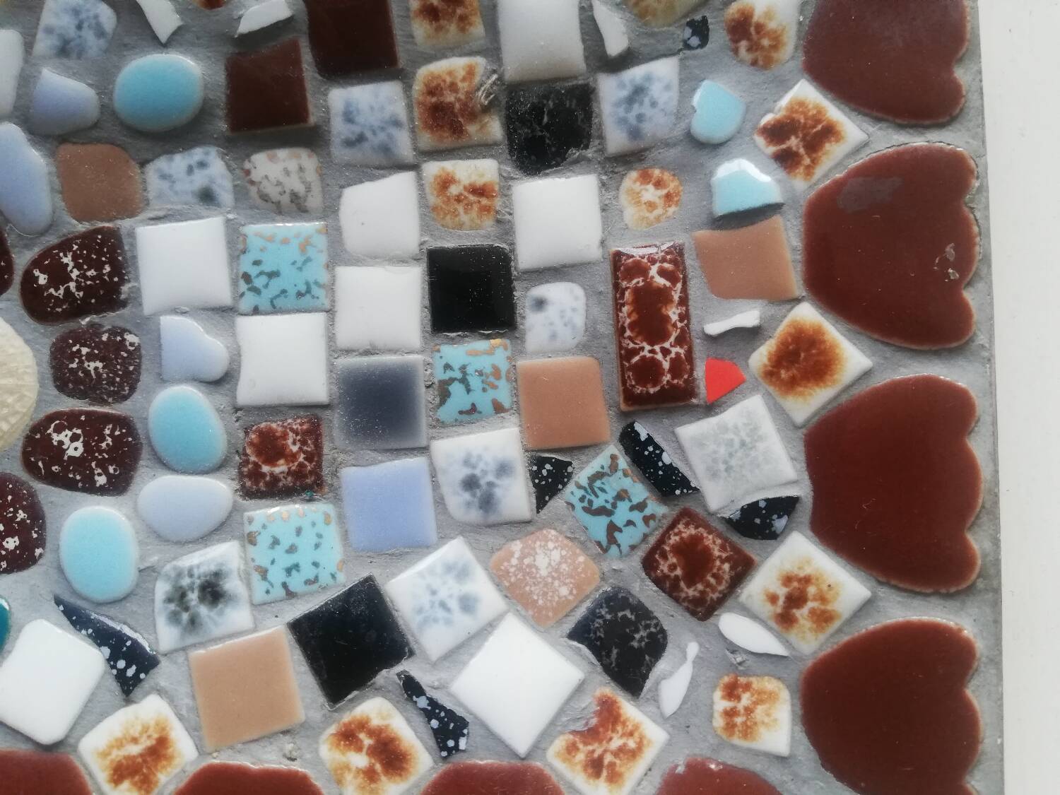Petit plat de service mosaïque Vintage