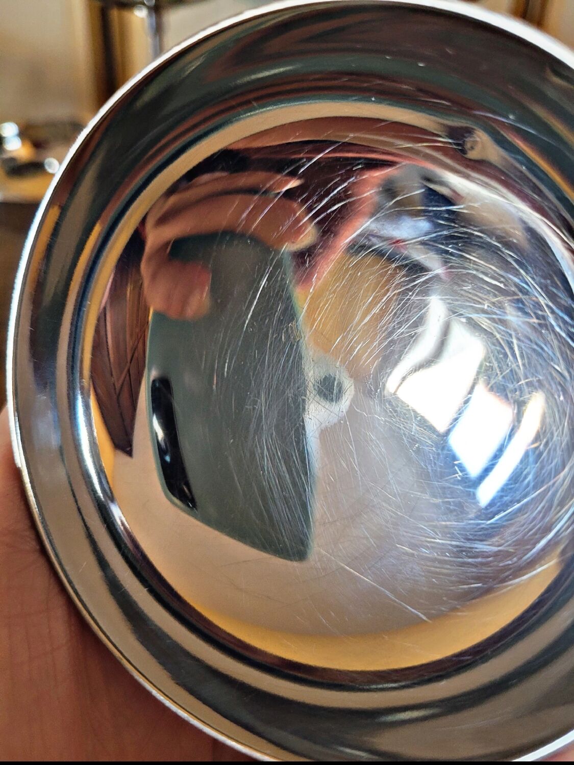 6 vintage stainless steel ice cream cups Letang Remy