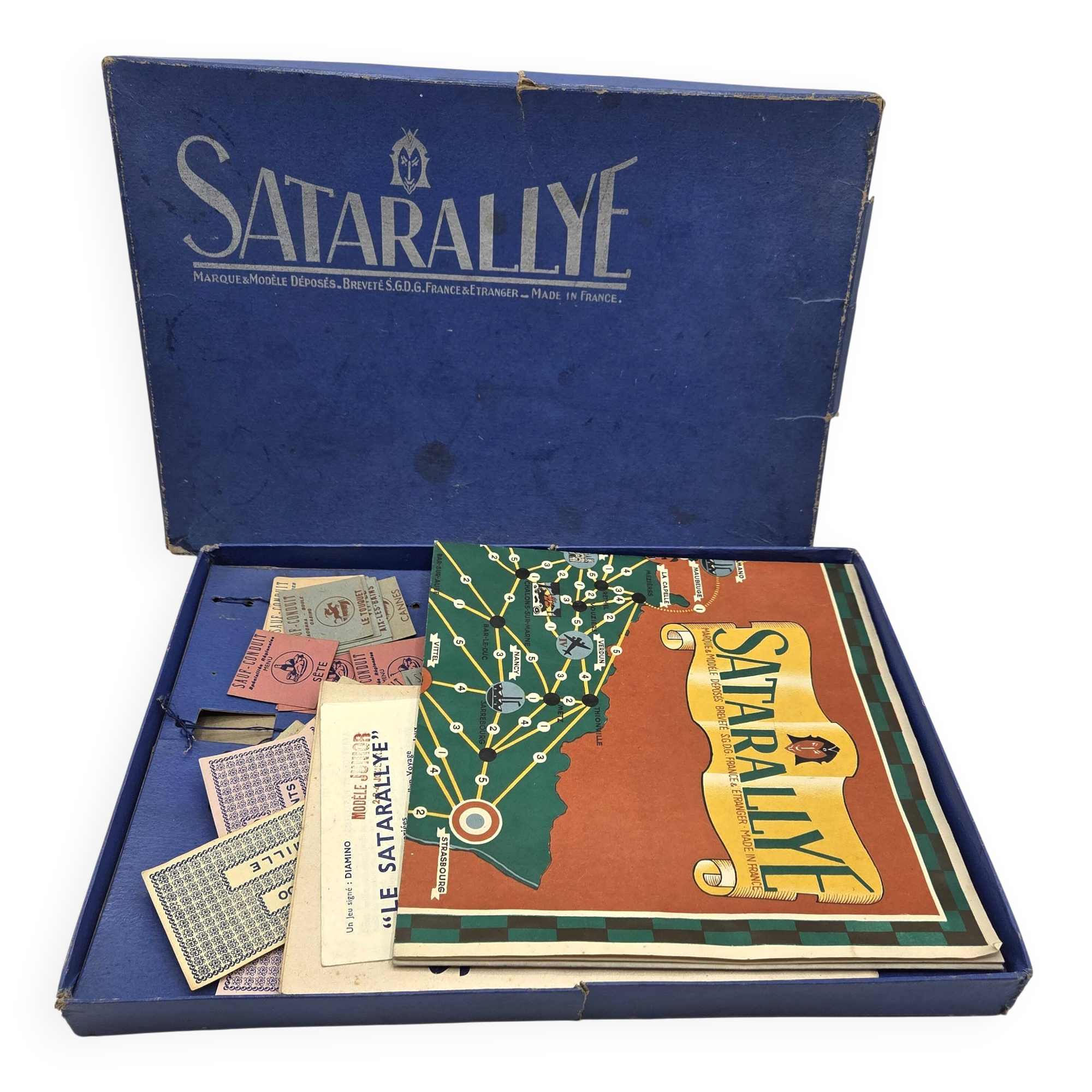 Vintage Board Game "Satarallye"