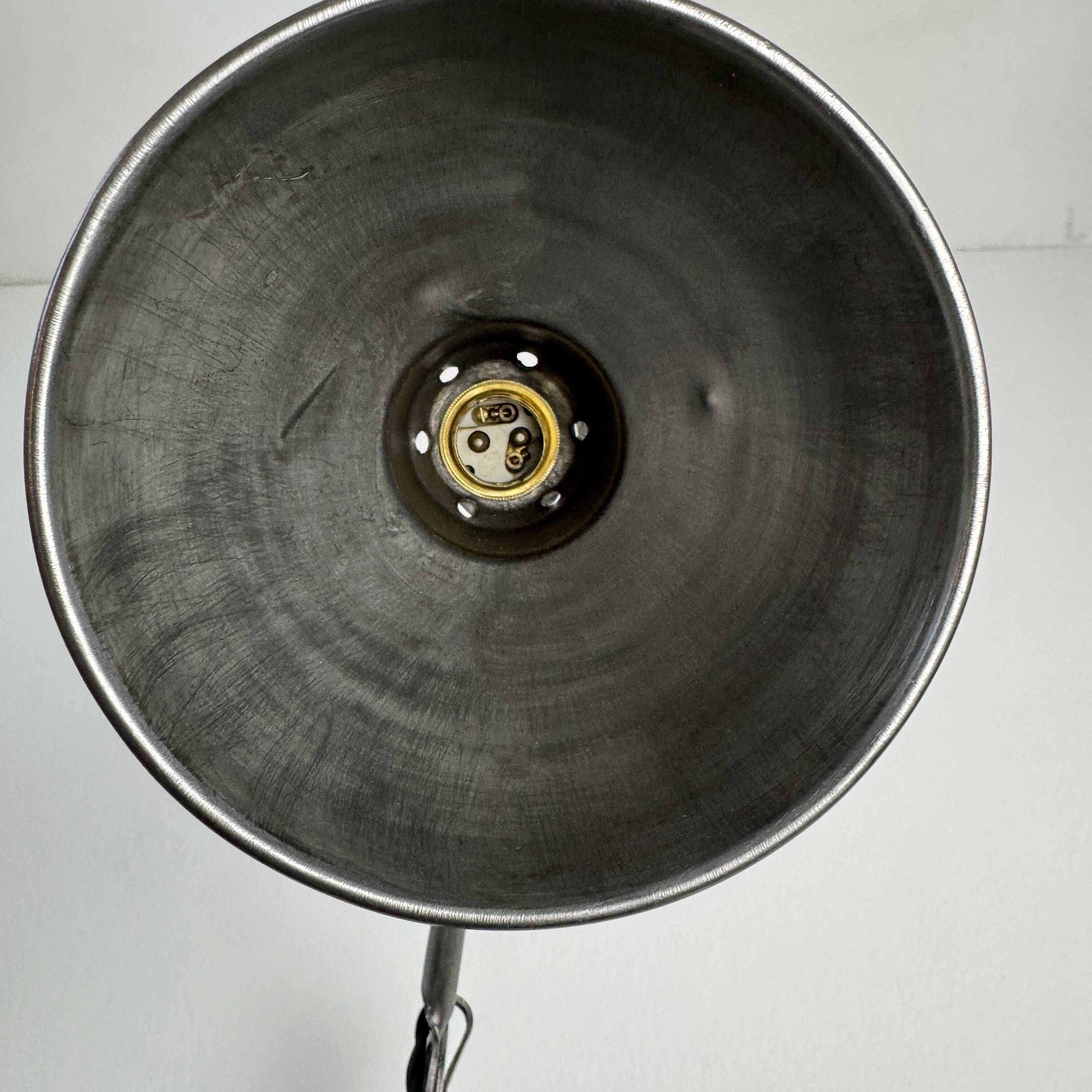 Old industrial clamp lamp "Gras Ravel" no. 204 semi-fixed