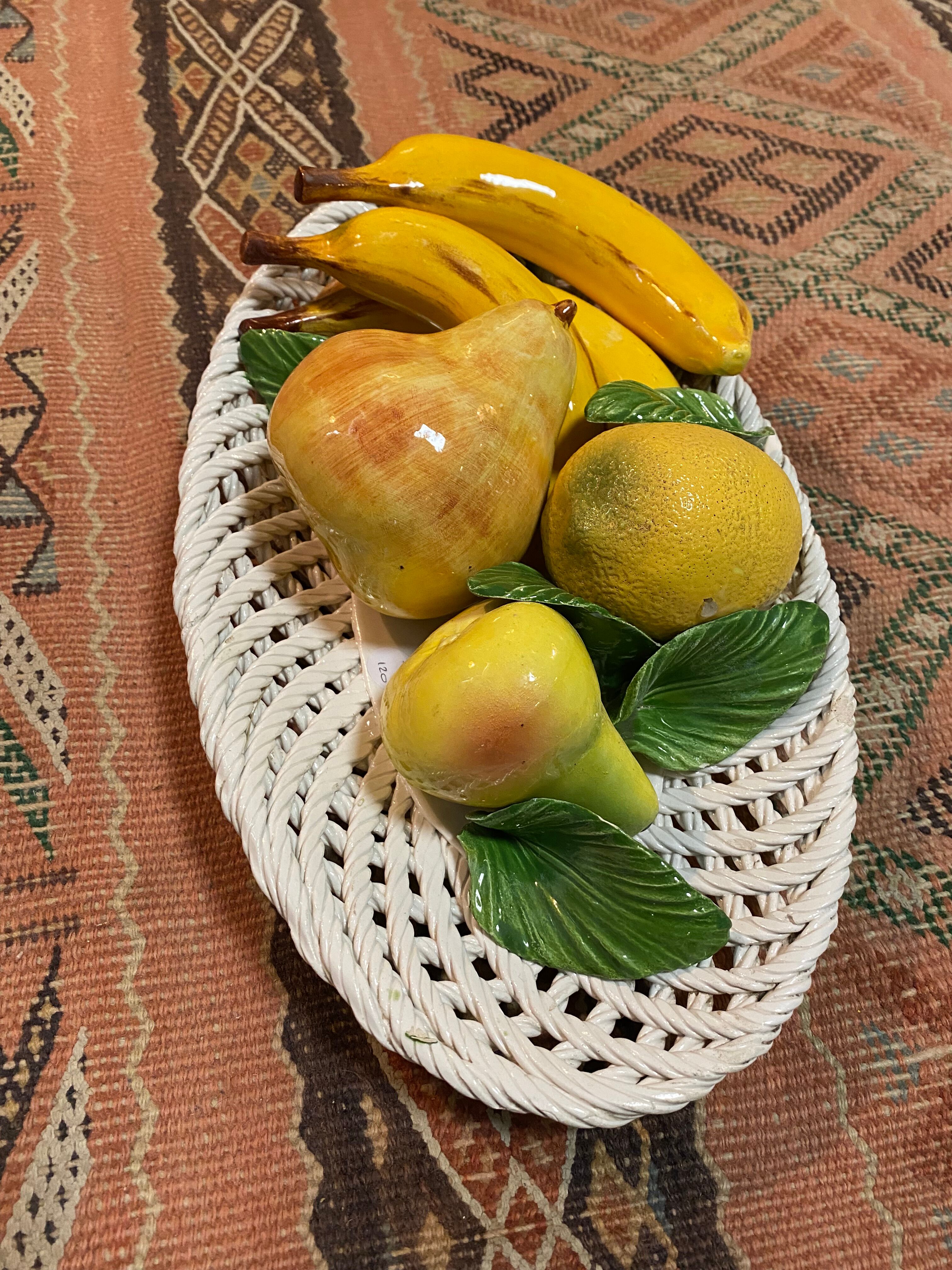 Trompe l'oeil en barbotine 1950