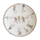 Assiette décorative aux enfants sarreguemines