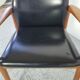 Teak and Skai office chair from Grete Jalk for Glostrup, 60s