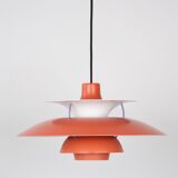 Danish vintage pendant lamp PH 5 by Poul Henningsen, Louis Poulsen, 1958