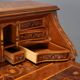 Dutch style desk with floral inlays