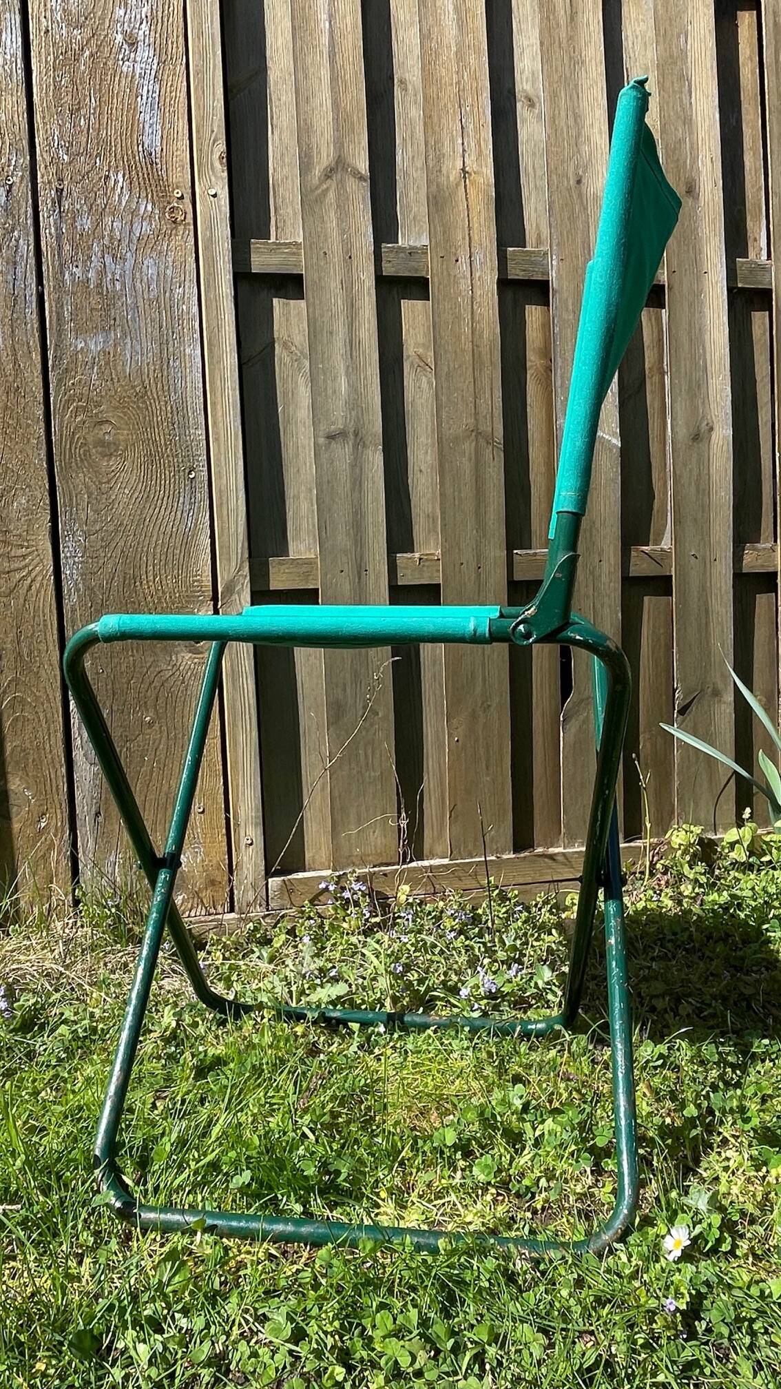 Vintage camping folding chair