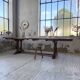 Table en chêne 3m 1950 avec ses allonges