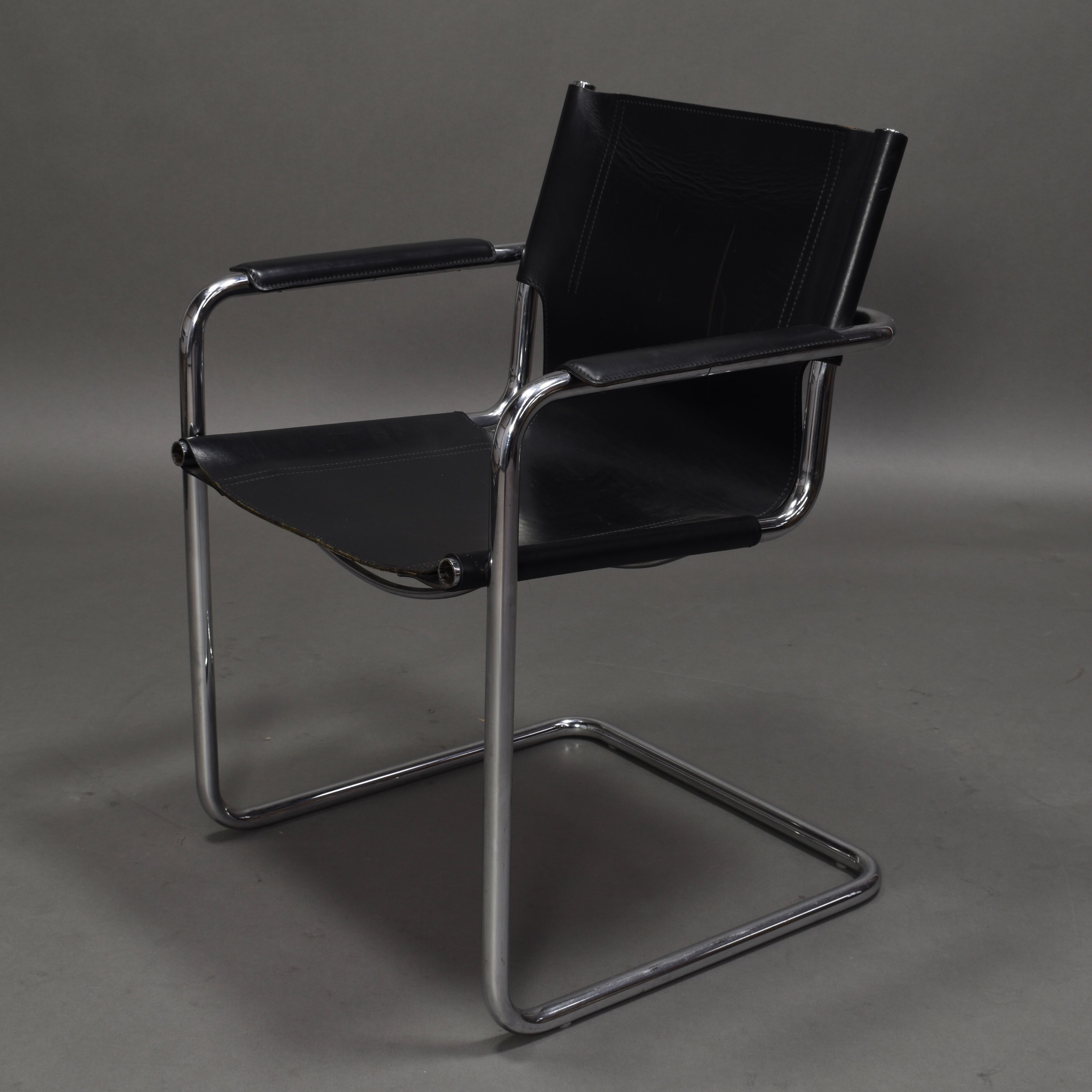 Tubular Bauhaus MG5 Chair by Mart Stam for Matteo Grassi, Italy, 1970s