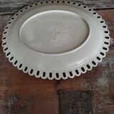 White festoon dish Wedgwood 19th