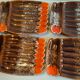 6 asparagus plates Vallauris