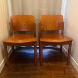 2 chaises vintage scandinave Kusch + Co