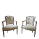 Pair of Louis XVI style armchairs