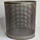 Industrial style metal wastebasket, 50s
